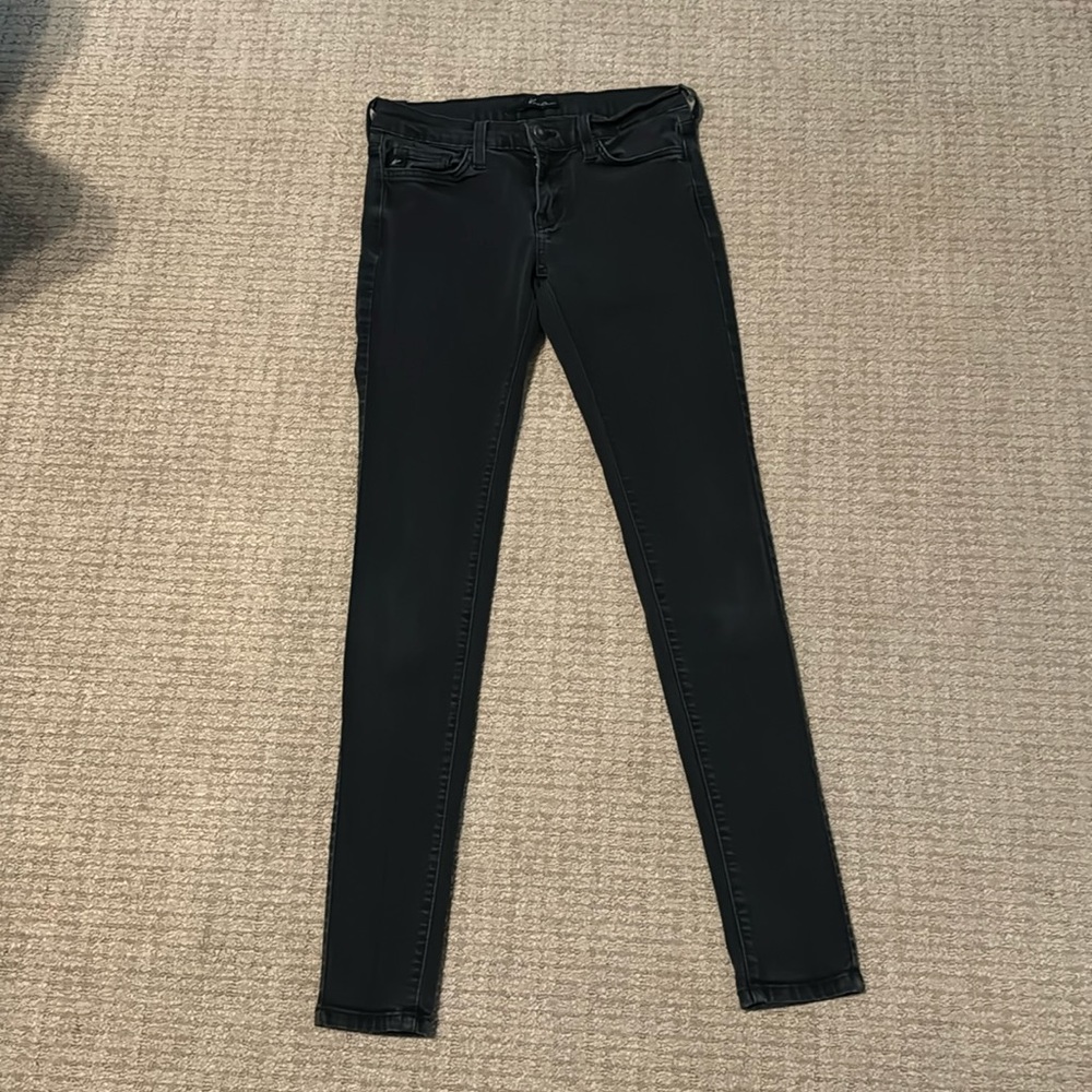 Black Skinny Kancan jeans. Has a bit of stretch to them.